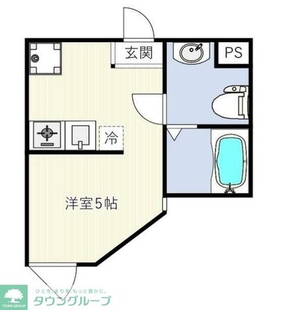 INOVE二子新地の物件間取画像